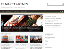 Tablet Screenshot of elmarcapagines.com